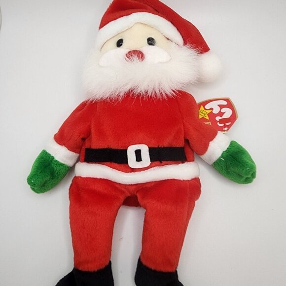 TY Beanie Baby "Santa the Santa Claus" with Both Hang and Tush Tags - Picture 5 of 14